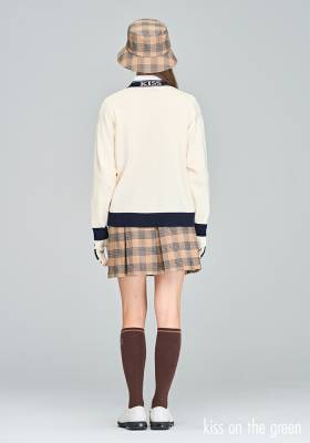 美品　ジーフォア　ニット　カーディガン　　ゴルフウェア ゴルフウェア レディース カーディガン ゴルフウエア Vネック