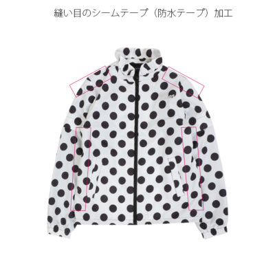 雨の日も可愛いくゴルフ♪耐水圧1万mmの高機能！撥水防水レインウェア