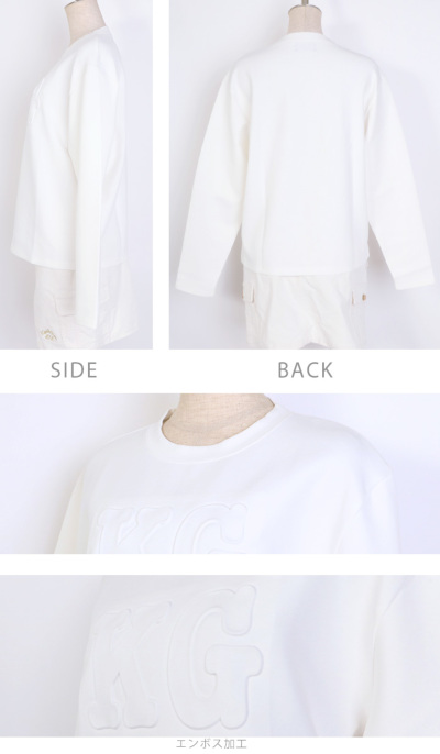 代引手数料&送料無料】ゴルフウェア レディース トレーナー 長袖