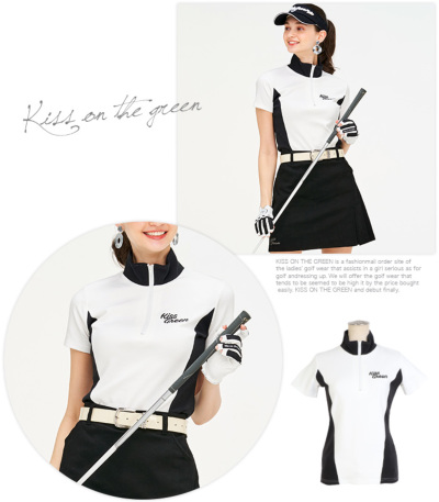 PXG 夏用ゴルフウェア レディース 無地 半袖Tシャツ ラペルトップス PXG 夏用ゴルフウェア レディース 無地 半袖Tシャツ ラペルトップス