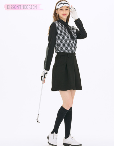 ディセンバーメイ ゴルフ ミニスカート レディース 裏起毛 ダンボールニット ストレッチ インナーパンツ ゴルフウェア ブランド 2-312-2546 DECEMBERMAY