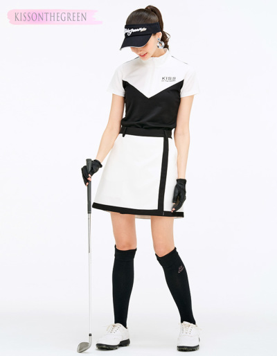 ゴルフウェア レディース スカート 丈長め スカート丈はひざ上5センチ