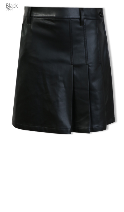 PXG ゴルフウェア レディース スカート黒 合成皮革 プリーツスカート PXG ゴルフウェア レディース スカート黒 合成皮革 プリーツスカート
