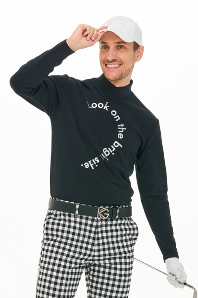 ゴルフ メンズ DEVEREUX 長袖 トップス モックネック（Mサイズ） MENS MOCK NECK