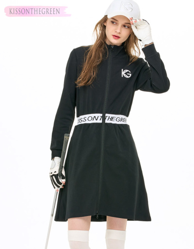 ジーフォア レディース ワンピース 日本製 正規品 ジップアップゴルフワンピース ゴルフ レディース G/FORE ジーフォア ワンピース ウェア（Sサイズ）