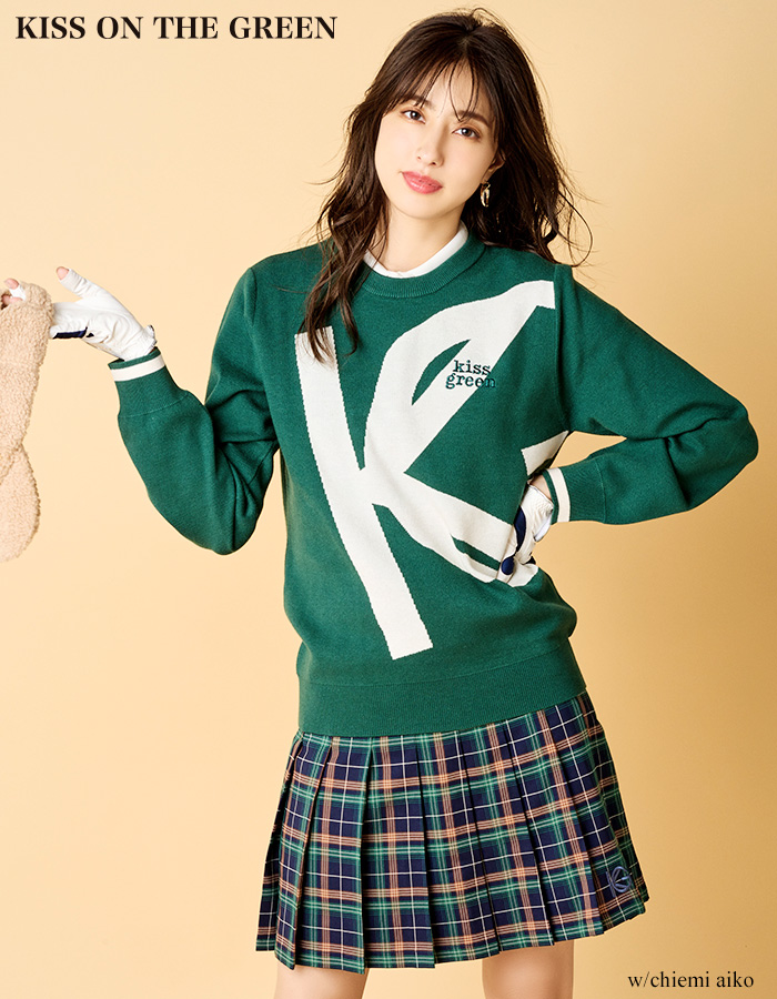 ゴルフ スカート ゴルフウェア レディース / チェック柄プリーツ