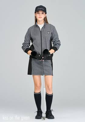 ゴルフウェア レディース ゴルフ 長袖 セットアップ ギンガムチェック