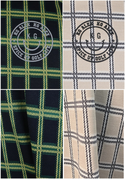 ゴルフウェア　襟ノバチェック ゴルフウェア レディース 長袖 シャツ チェック 柄 トップス / ビッグ