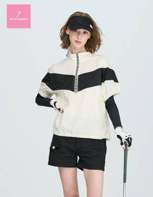 ゴルフ シャツ レディース　ゴルフウェア　花柄　半袖　ブルゾン　新品　アウター Kolwin コルウィン レディース ゴルフウェア 半袖シャツ 春 夏