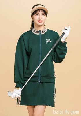 セットアップタイトリストジェイリンドバーグモックネックフリル