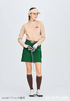 汗染み抑制の新素材】 シルケットコットンのバックプリント長袖