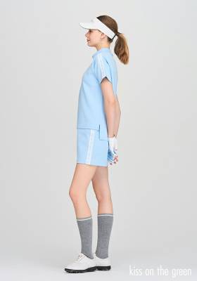 ロゴライン入り半袖プルオーバー&スカート上下セット (スカートは ロゴライン入り半袖プルオーバー&スカート上下セット (スカートは