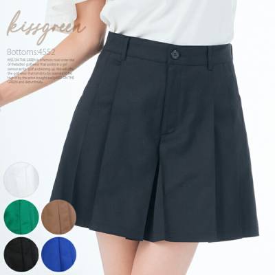 レディースゴルフウェアキュロットパンツセットアップ　汚れあり タック入りキュロットパンツ / ゴルフウェア レディース キュロット