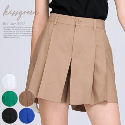 タック入りキュロットパンツ / ゴルフウェア レディース キュロット