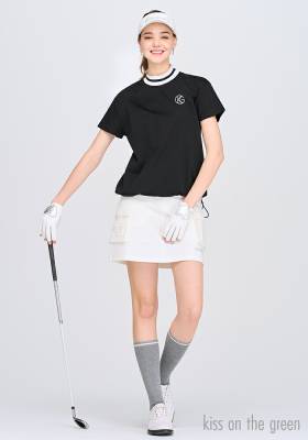 汗染み抑制の新素材】シルケットコットンの裾ドローコード付き