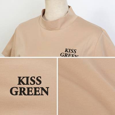 Malbon レディース トップス ミントグリーン✨バックロゴが映える 美品⛳ Malbon レディース トップス ミントグリーン✨バックロゴが映える 美品⛳