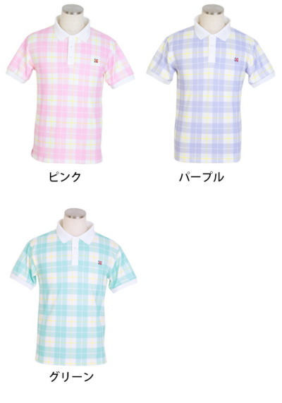 ☆まとめ買い確認本間ゴルフ メンズ 半袖 ポロシャツ ピンク / M