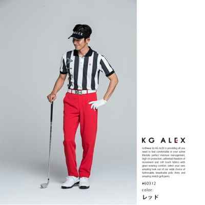 KG-ALEX Basicストレートパンツ / 洗濯してもシワになりにくい素材仕様