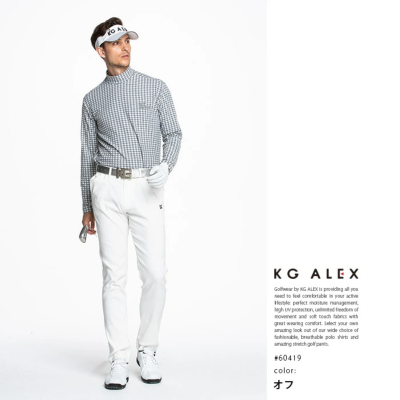 代引手数料 送料無料 Kg Alex ウエストアジャスター付きスーパーストレッチスキニーパンツ ゴルフウェア メンズ 全4色 M L ゴルフウェア パンツ 無地 メンズパンツ ロング アジャスター付 スリム 秋 冬 メンズ ボトムス キスオンザグリーン