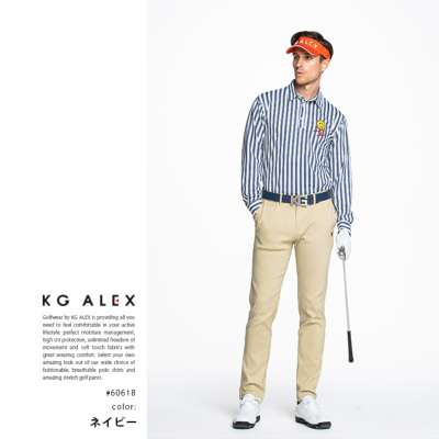 代引手数料&送料無料】ゴルフ メンズ KG-ALEX / スマイルワッペン刺繍 