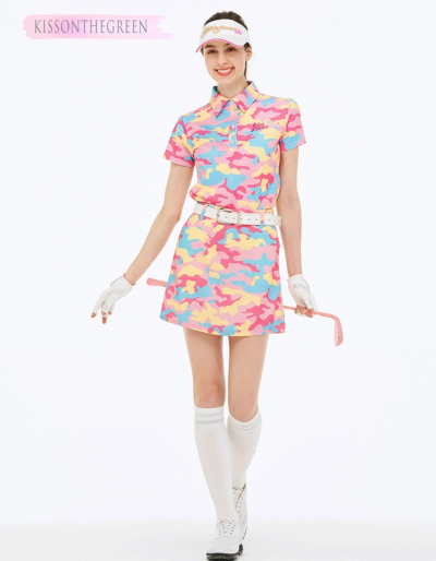 Malbon ポロシャツ＆プリーツスカート セットアップ 全サイズ 夏限定⛳新品 Malbon ポロシャツ＆プリーツスカート セットアップ 全サイズ 夏