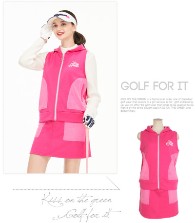 ふわふわ裏起毛切り替えベスト＆スカート上下セット (スカートの