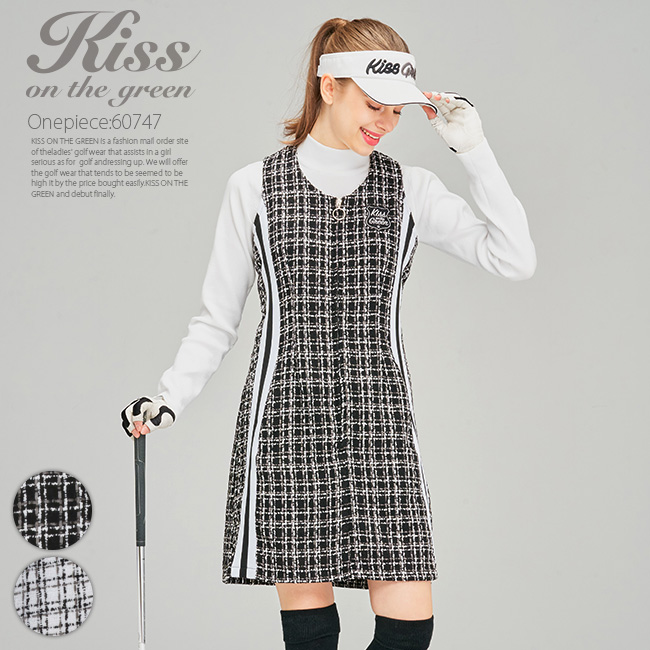 PEARLY GATES - キスオンザグリーン 中綿ジップアップワンピース 60849-m-01-pl.jpg