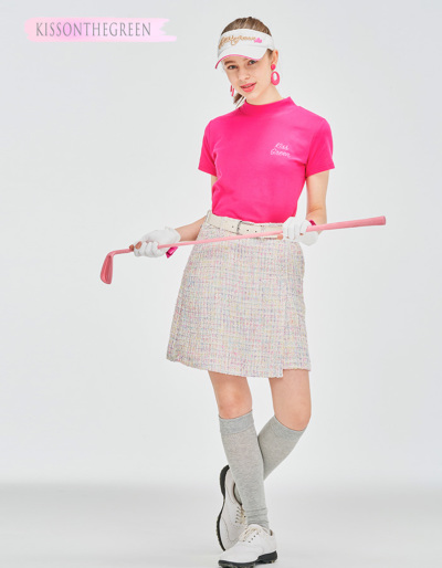 ゴルフウェア レディース ラップスカート 上品 キュロット スカート