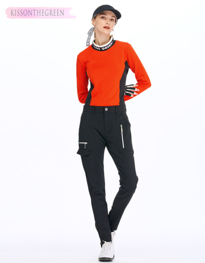 ゴルフ ロング パンツ 無地 定番 カーゴパンツ ストレッチ