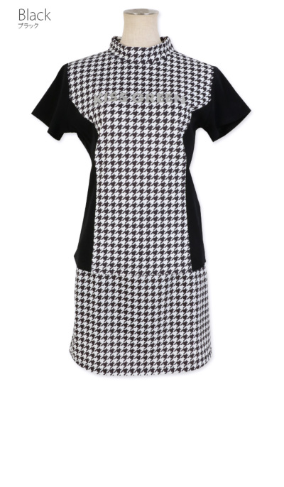 【美品】Black & White SPORT 千鳥格子柄スカート Mサイズ スカート ミニスカート ミニ[品番：ZI000003574]｜IRADOWL