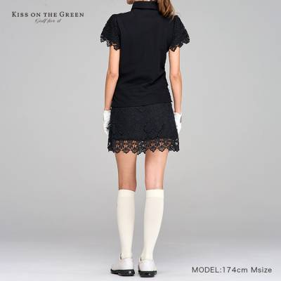 上下別サイズ選択可】 フェミニンレーストップスとスカート上下セット
