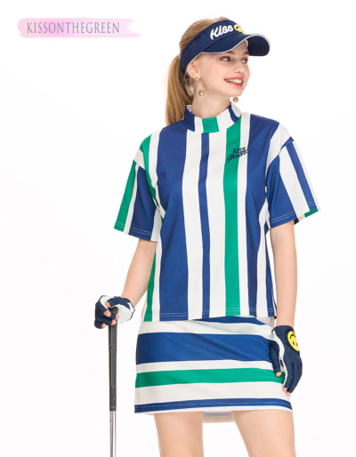 未使用 eimy golf セットアップ モックネック パフスリーブ スカート 60929-model-230628.jpg