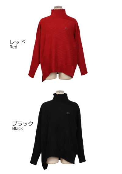【新品・値下】サウスケープ　ゴルフ　バイカラーシャツ●ひんやり　長袖ニット ゴルフウェア レディース 長袖 ニット おしゃれ 斜めリブ