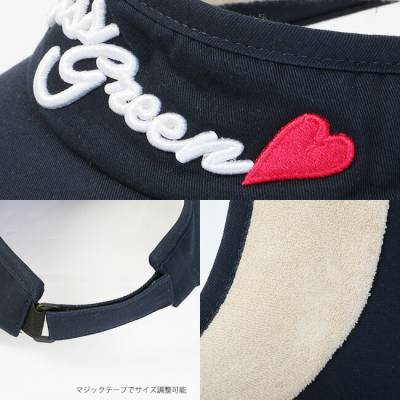 ゴルフウェア レディース サンバイザー レディース 紫外線対策