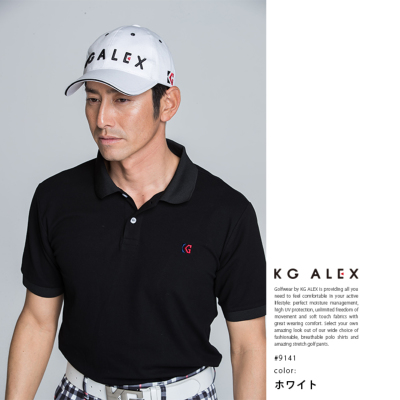 代引手数料無料 Kg Alex ロゴ刺繍入りキャップ ゴルフウェア メンズ 全6色 フリーサイズ ゴルフウェア メンズ キャップ マジックテープ 春 夏 メンズウェア メンズ アクセサリー キスオンザグリーン