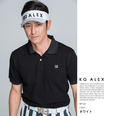 代引手数料無料】KG-ALEX ロゴ刺繍入りサンバイザー ゴルフウェア
